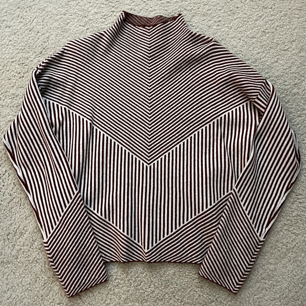 High neck sweater